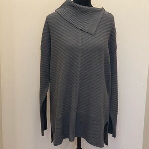 Gray Women's Sweater Dress Oversized
